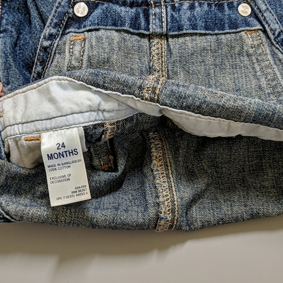 OshKosh B'gosh Vintage Denim Overalls - Picture 3 of 5